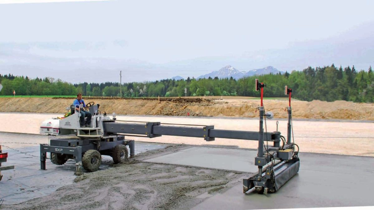 Saha Beton Dökümü ve Helikopterli Perdah